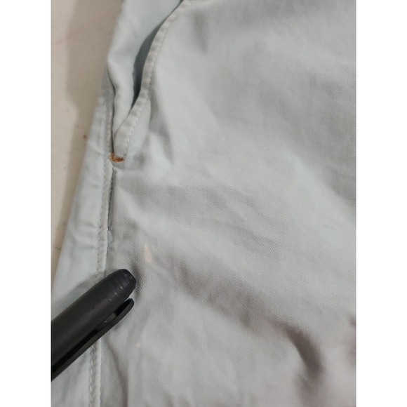 Tommy Bahama Chino Pants Mens 40 Light Blue Pima Cotton Distressed (42x10.5) - Picture 5 of 11